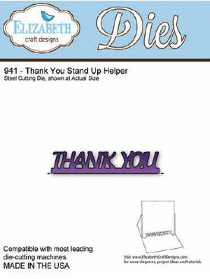 Elizabeth Craft Designs - Thank You Stand Up Helper
