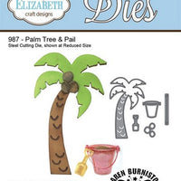 Elizabeth Craft Designs - Dies - Palm Tree & Pail