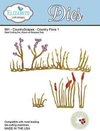 Elizabeth Craft Designs - Dies - CountryScapes - Country Flora 1