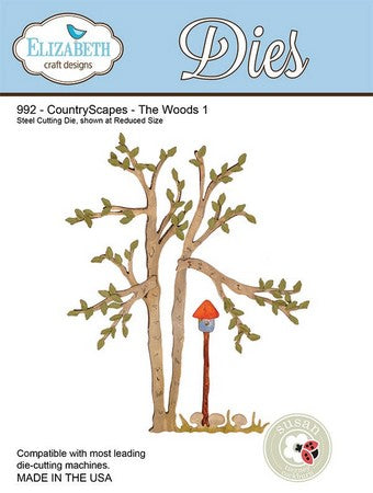 Elizabeth Craft Designs - Dies - CountryScapes - The Woods 1