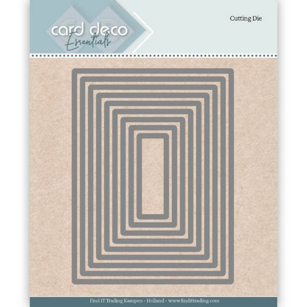 Card Deco Essentials - Dies - Rectangle Nesting Dies