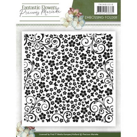 Precious Marieke - Embossing Folder - Fantastic Flowers