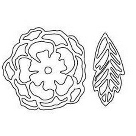 Flora & Fauna - Dies - Peony With Leaf