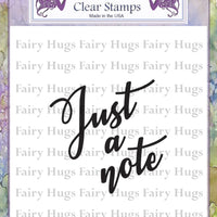 Fairy Hugs Stamps - Just A Note