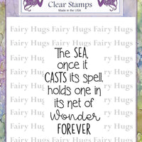 Fairy Hugs Stamps - Sea Quote