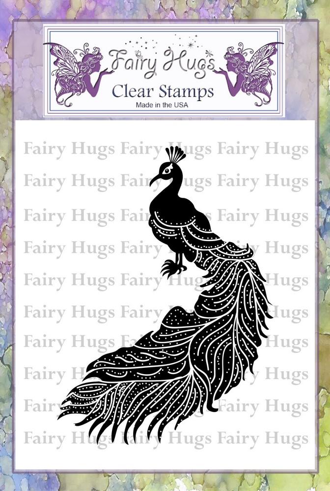 Fairy Hugs Stamps - Peacock