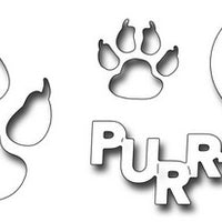 Frantic Stamper - Dies - Cat Paw Print Set