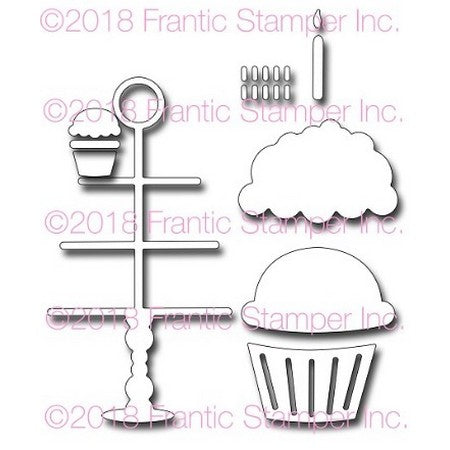 Frantic Stamper - Dies - Cupcakes