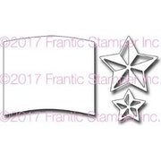 Frantic Stamper - Dies - 3D Stars & Flag Field