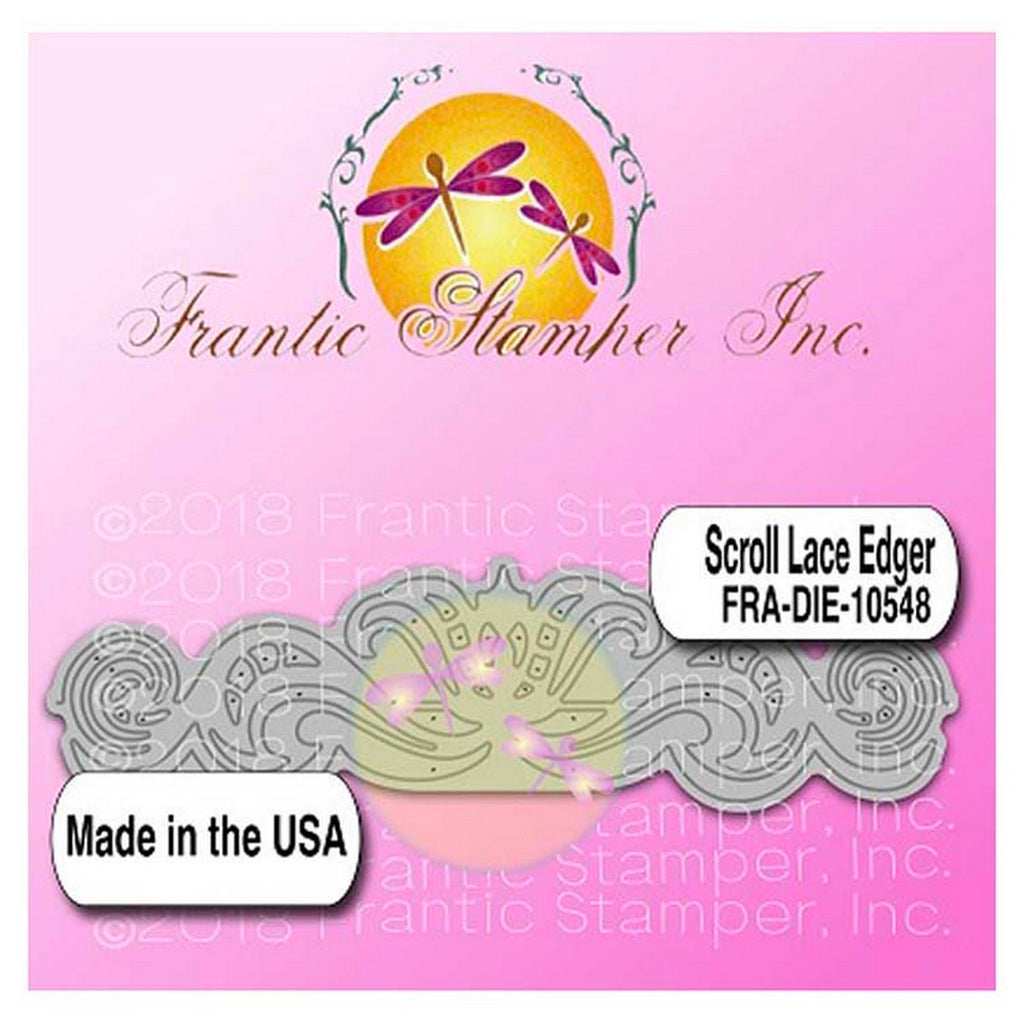 Frantic Stamper - Dies - Scroll Lace Edger