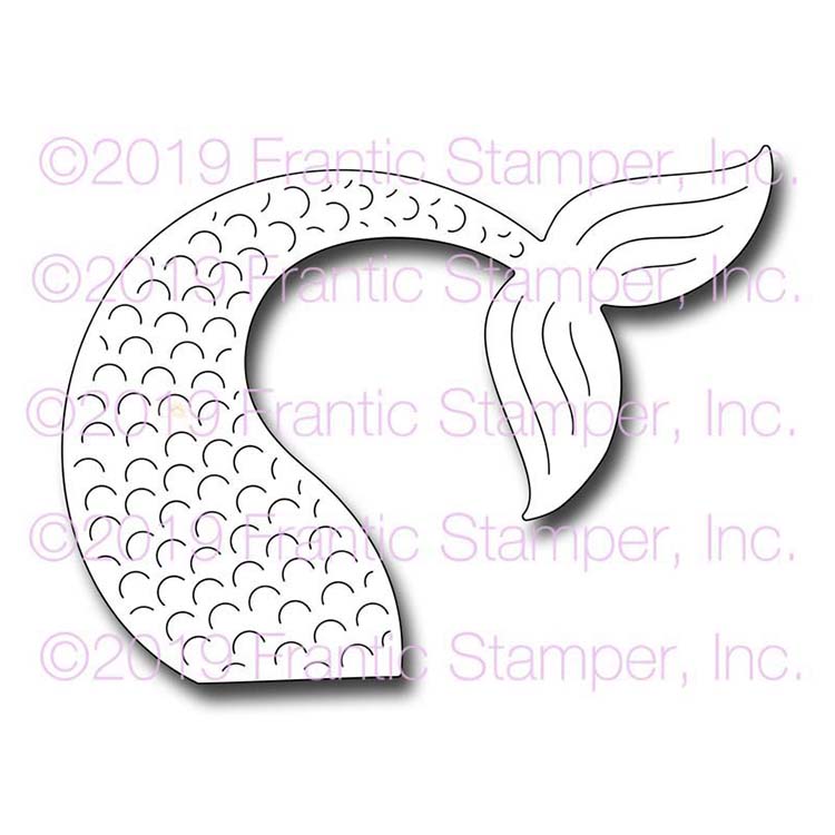 Frantic Stamper - Dies - Mermaid Tail