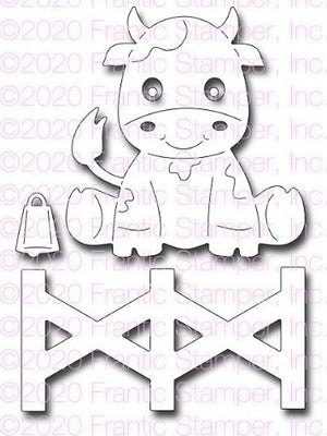 Frantic Stamper - Dies - Cute Cow