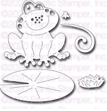 Frantic Stamper - Dies - Cute Frog