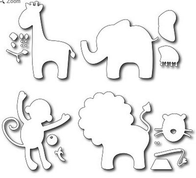 Frantic Stamper - Dies - Baby Animals