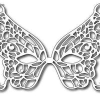Frantic Stamper - Dies - Butterfly Mardi Gras Mask