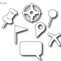 Frantic Stamper - Dies - Map Icons