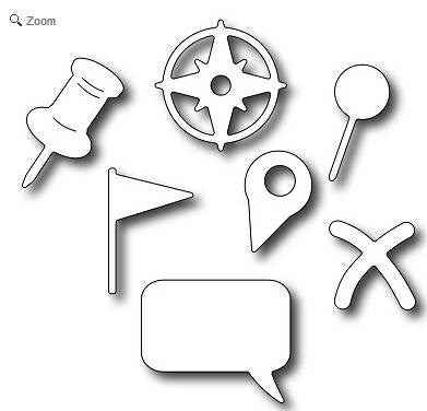 Frantic Stamper - Dies - Map Icons