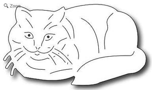 Frantic Stamper - Dies - Resting Cat