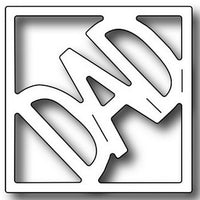 Frantic Stamper - Dies - Dad Square Vignette Insert