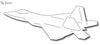 Frantic Stamper - Dies - F-22 Fighter Jet