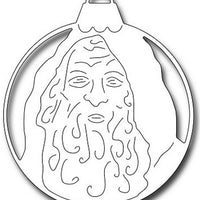 Frantic Stamper - Dies - Victorian Santa Round Ornament