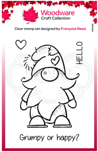 Woodware Craft Collection - Clear Stamps - Gnome
