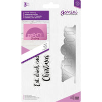 Gemini - Word Edge'Ables Stamp & Die - Merry