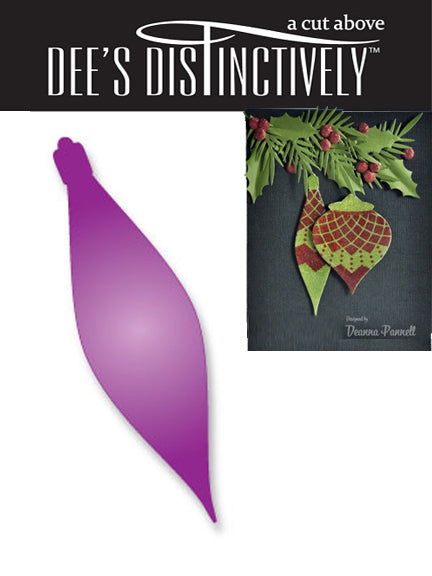 Dee's Distinctivley Dies - Icicle Ornament