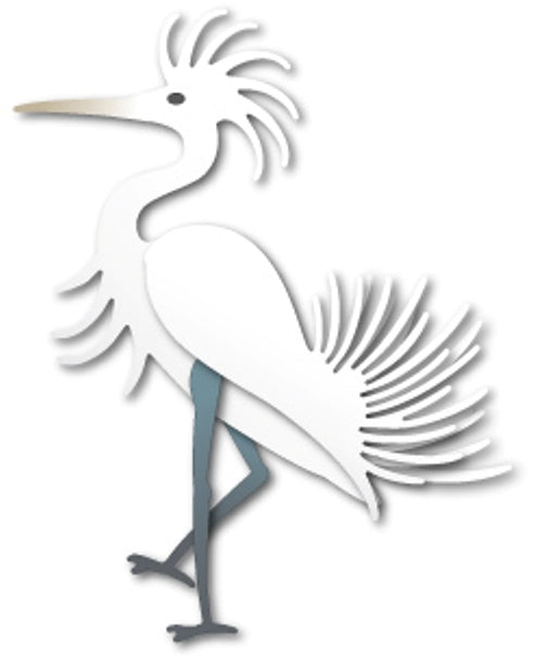 Dee's Distinctivley Dies - Snowy Egret