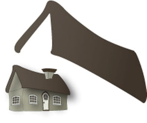 Dee's Distinctivley Dies - Summer Cottage Roof Small