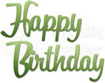 Dee's Distinctivley Dies - Happy Birthday Large