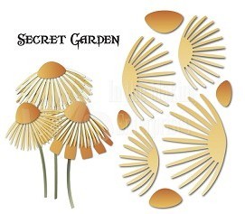 Dee's Distinctively Dies - Secret Garden Flower 1