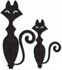 Dee's Distinctively Dies - Retro Cats 1