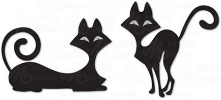 Dee's Distinctively Dies - Retro Cats 2