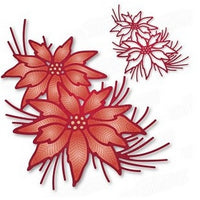 Dee's Distinctively Dies - Festive Poinsettia