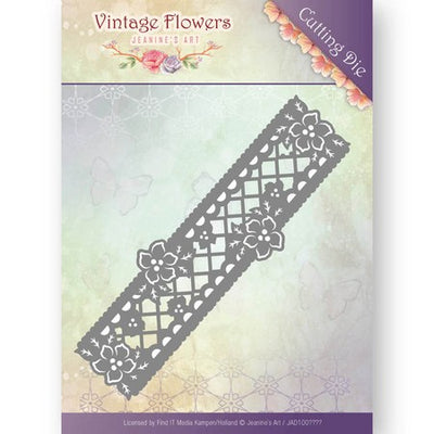 Jeanine's Art - Dies - Vintage Flowers - Floral Border