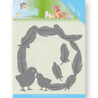 Jeanine's Art - Dies - Young Animals - Feathers All Around