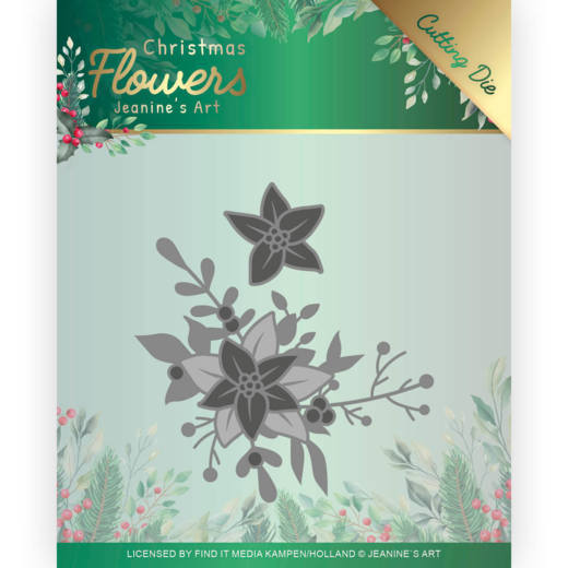 Jeanine's Art - Dies - Christmas Flowers - Poinsettia Corner