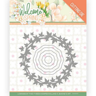 Jeanine's Art - Dies - Welcome Spring - Leaf Wreath