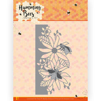 Jeanine's Art - Dies - Humming Bees - Flower Border