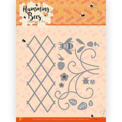 Jeanine's Art - Dies - Humming Bees - Strawberry Trellis