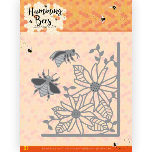 Jeanine's Art - Dies - Humming Bees - Flower Corner