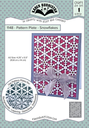 Karen Burniston - Dies - Pattern Plate - Snowflakes