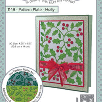 Karen Burniston - Dies - Pattern Plate - Holly