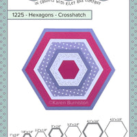 Karen Burniston - Dies - Hexagons - Crosshatch (pre-order)