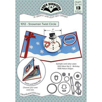 Karen Burniston - Dies - Snowman Twist Circle Pop-Up