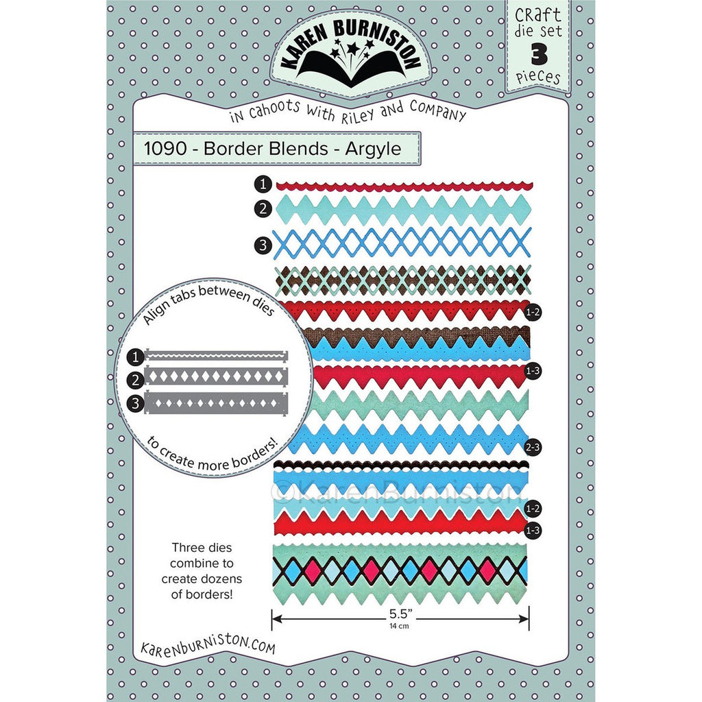 Karen Burniston - Dies - Argyle Border Blends