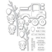 Poppystamps - Dies - Whittle Panda Pickup Kit (Pre-Order)
