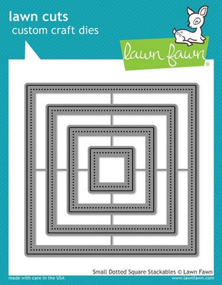 Lawn Fawn - Small Dotted Square Stackables Dies
