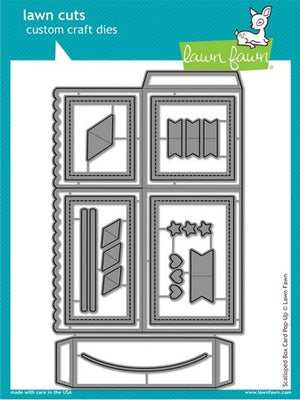 Lawn Fawn - Scalloped Box Card Pop-Up Dies
